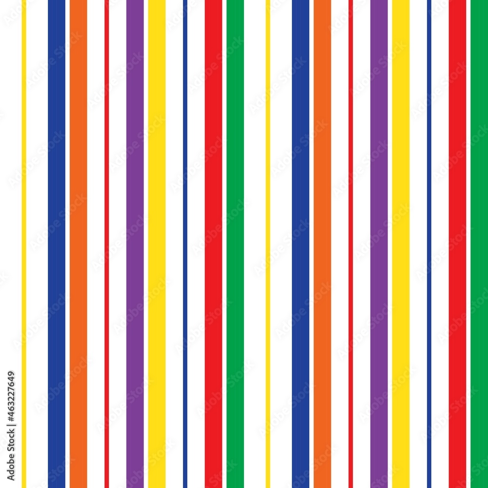 Rainbow Stripe seamless pattern background in vertical style Rainbow Stripe seamless pattern background in vertical style