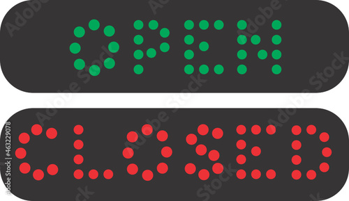 LED Open - Closed signs