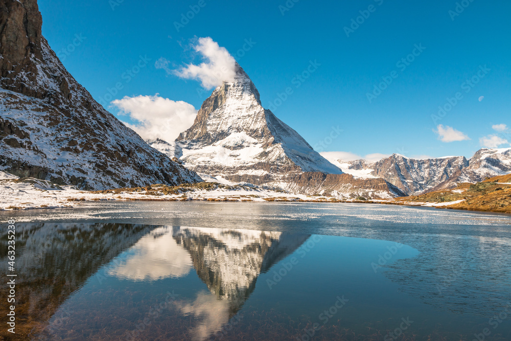 Matterhorn Spiegelung im Riffelsee