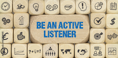 Obraz na płótnie Be an active listener