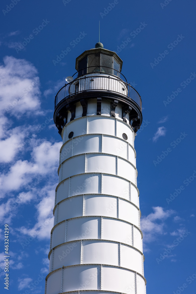 Cana Island Lighthouse - A lighthouse along Lake Michigan. Cana Island Lighthouse - A lighthouse along Lake Michigan.