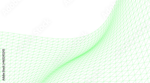 abstract wave mesh shape geometric background vector 3d drawing