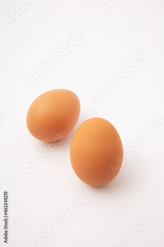 eggs on the white background