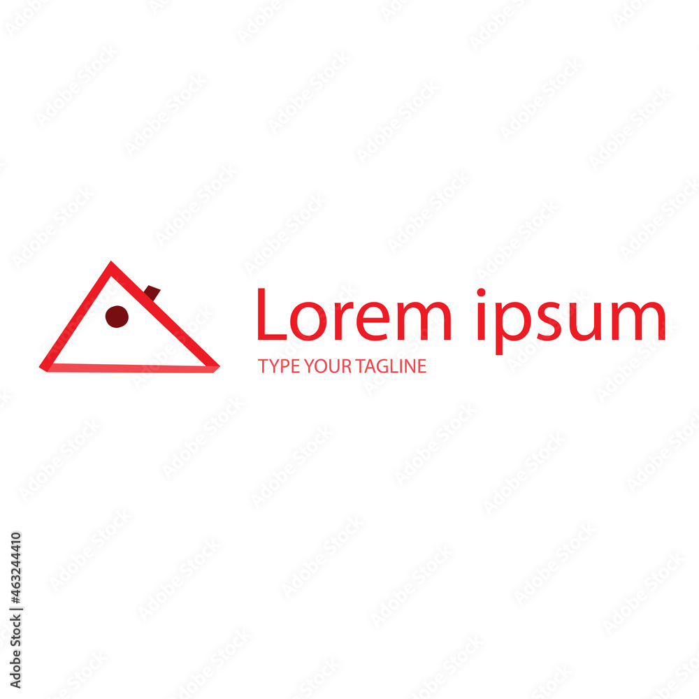 Fototapeta premium Simple home vector logo 