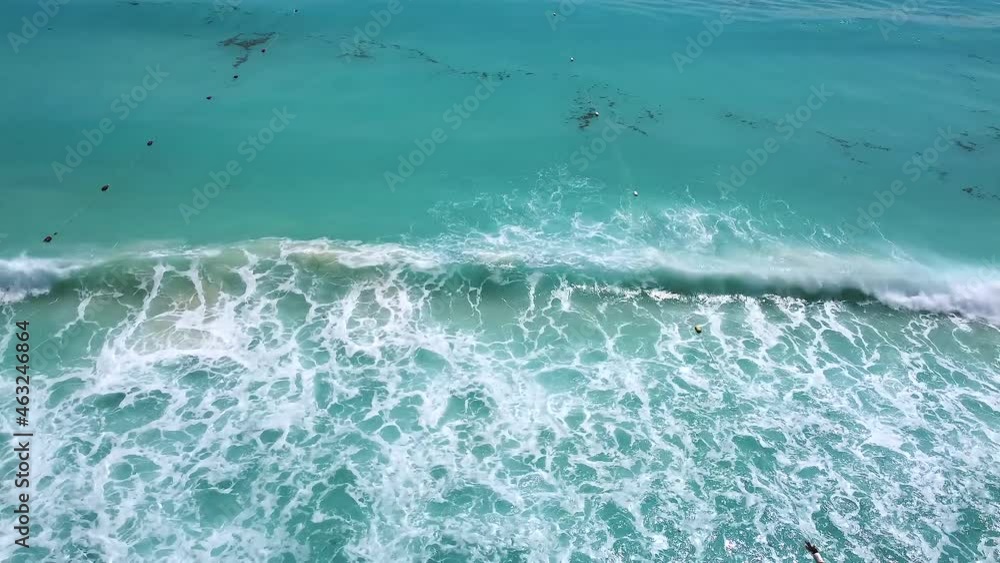Drone point of view of Cancun Beach in the state of Quintana Roo, Mexico Drone point of view of Cancun Beach in the state of Quintana Roo, Mexico