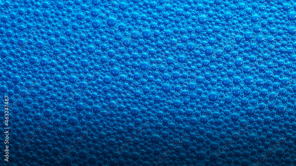 Abstract blue bubbles background with gradient Abstract blue bubbles background with gradient