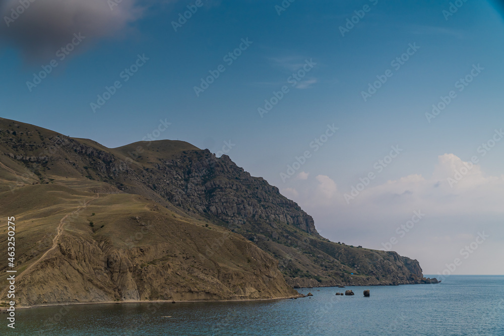 The Crimean Peninsula. July 13, 2021. Mountain landscapes of the Crimea.