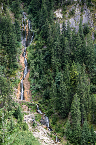 Horses Waterfall – Cascada Cailor in Romania photo