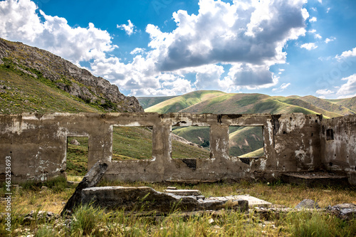 Wallpaper Mural Destroyed and abandoned buildings of the city after the war, bombing or earthquakes, Apocalypse Dead city, ruins, evacuation. Torontodigital.ca