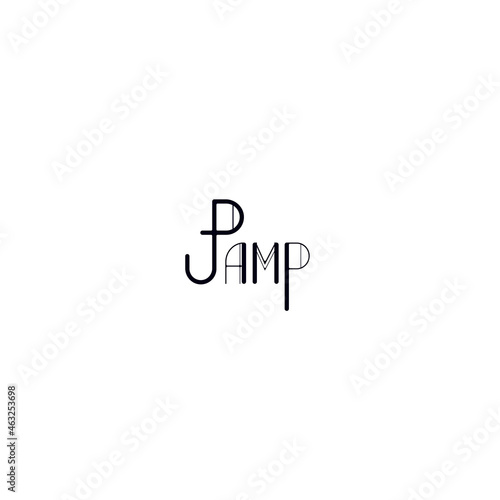 vector logo for sports activities - jump