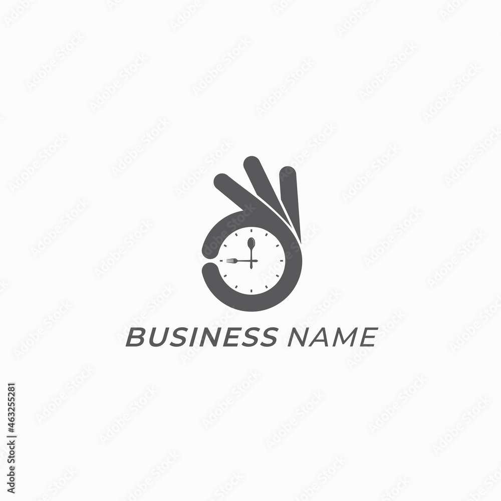logo design circle hand and clock logo design circle hand and clock