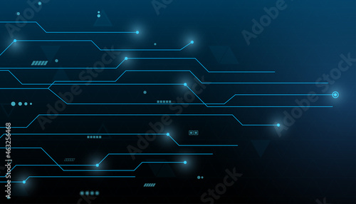 Abstract hi tech. Abstract digital background with technology. Vector abstract technology.