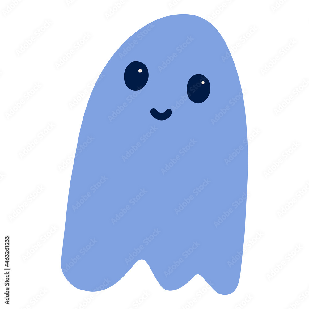 Halloween cute baby ghost hand-drawn illustration Halloween cute baby ghost hand-drawn illustration