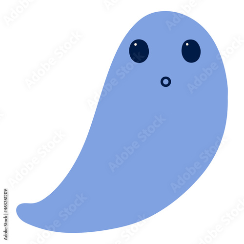 Halloween cute baby ghost hand-drawn illustration