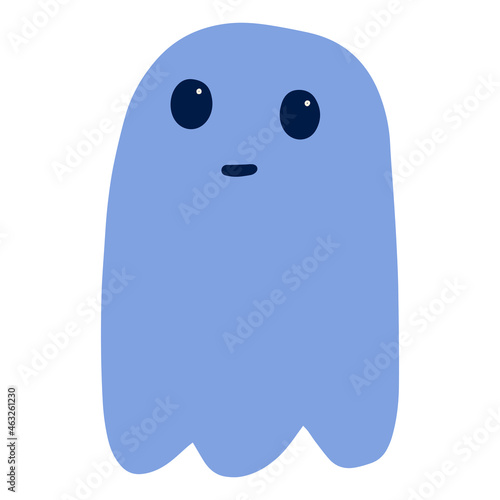 Halloween cute baby ghost hand-drawn illustration
