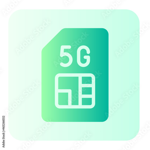 sim card gradient icon