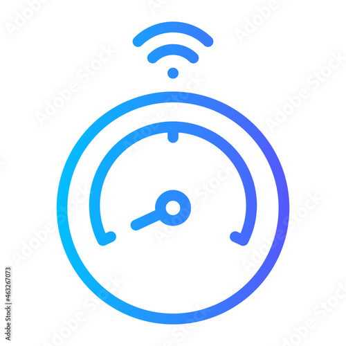 speed test gradient icon