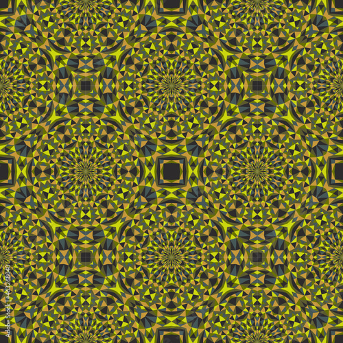 Geometric seamless pattern  ornament  vector texture.