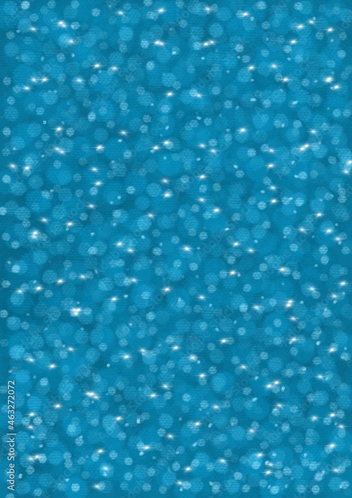 Silver blue background, banner with an empty place to insert, painted in the bokeh style Silver blue background, banner with an empty place to insert, painted in the bokeh style