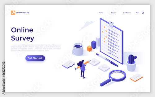 Isometric Vector Modern Template