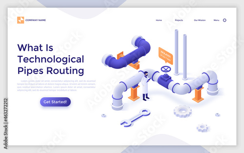 Isometric Vector Modern Template