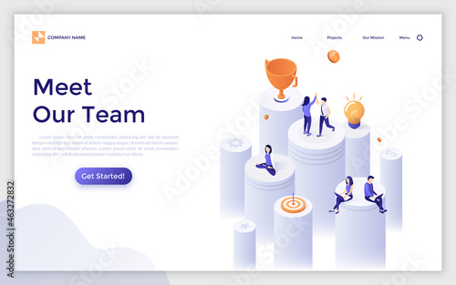 Isometric Vector Modern Template