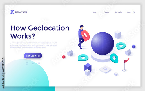 Isometric Vector Modern Template