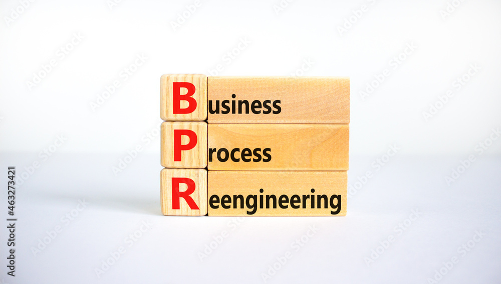 BPR business process reengineering symbol. Concept words BPR business process reengineering on blocks on beautiful white background. Business, BPR business process reengineering concept. Copy space. BPR business process reengineering symbol. Concept words BPR business process reengineering on blocks on beautiful white background. Business, BPR business process reengineering concept. Copy space.