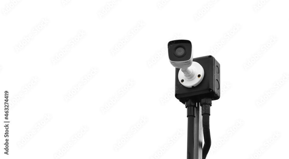Isolated mini ip cctv camera with clipping paths. Isolated mini ip cctv camera with clipping paths.