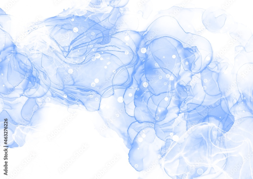 水彩 水彩風 水彩画 絵の具 背景 テクスチャ テクスチャー 青 Stock イラスト Adobe Stock