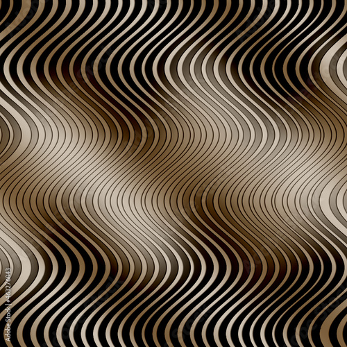 onde metallizzate sfumature marrone beige