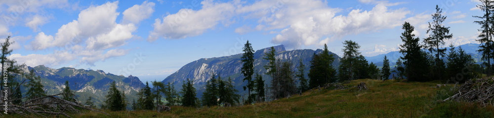 Panoramablick vom Toten Mann im Nationalpark Berchtesgaden