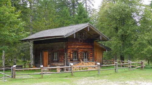 Forsthaus / Schutzhütte im Wald photo