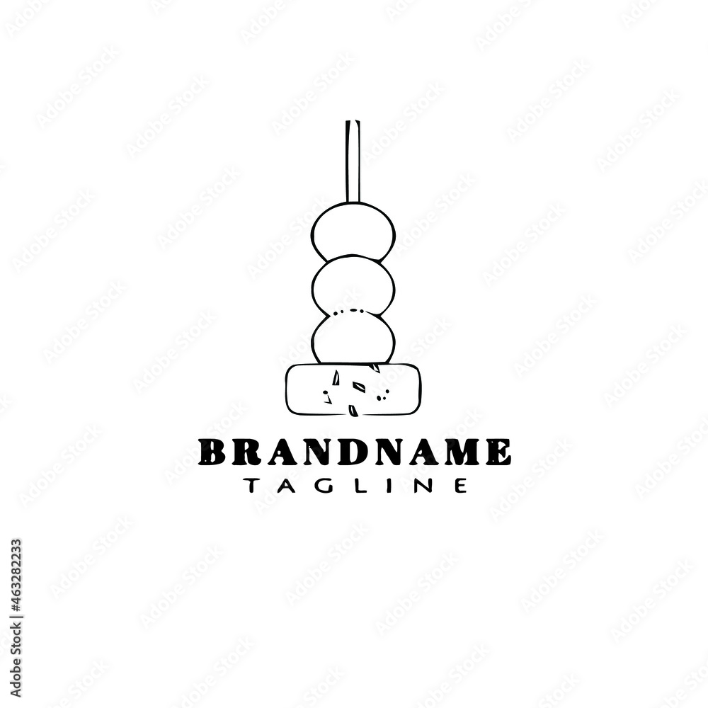canape logo cartoon icon design template black isolated vector concept canape logo cartoon icon design template black isolated vector concept