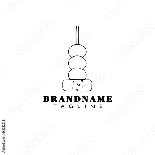 canape logo cartoon icon design template black isolated vector concept