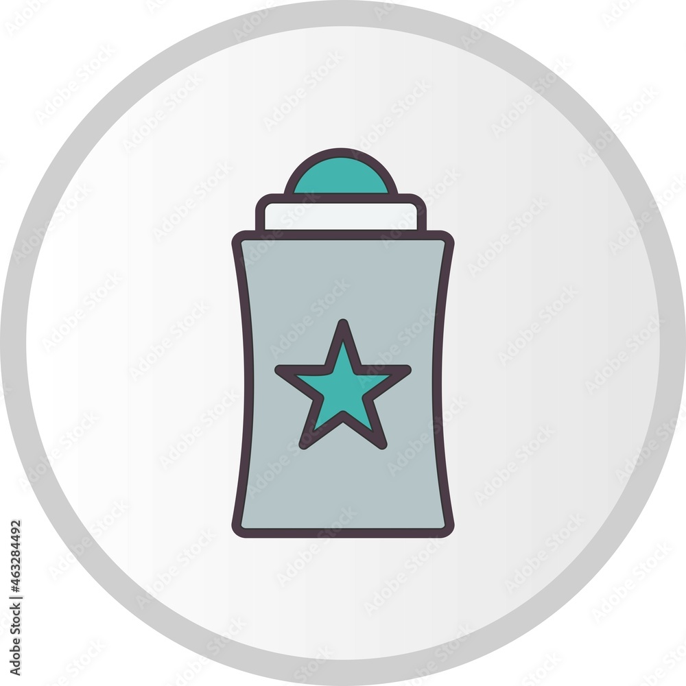 Deodrant Filled Vector Line Icon Design Deodrant Filled Vector Line Icon Design