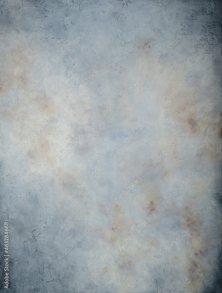 Beautiful blue, brown, white and gray stained, grunge and cloudy background texture	