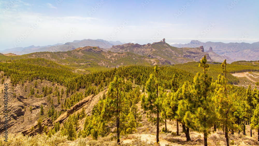 Panoranic view of Gran Canaria