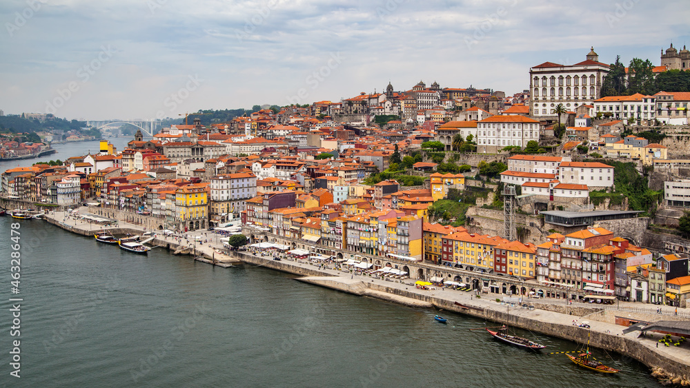 Porto city with Douro river