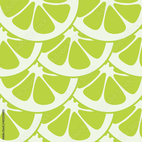 Lime seamless texture vector. Green lime pattern for print design. Summer tropical leaf vector illustration design.