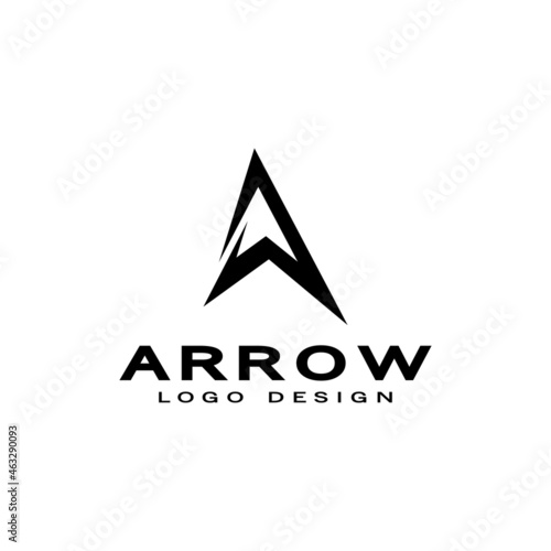 Initial Letter A Arrow with Arrowhead for Identity, Brand, Person, Business and Archer Archery Outdoor Apparel Gear Hunter logo design