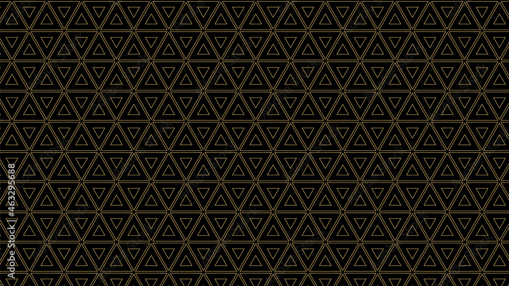 Geometric background pattern abstract gold luxury color vector print. Christmas design seamless pattern of gold polygonal grid. Luxury creative print design for invite, gift certificate, vip card