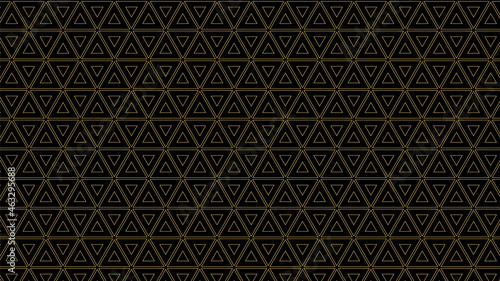 Geometric background pattern abstract gold luxury color vector print. Christmas design seamless pattern of gold polygonal grid. Luxury creative print design for invite, gift certificate, vip card