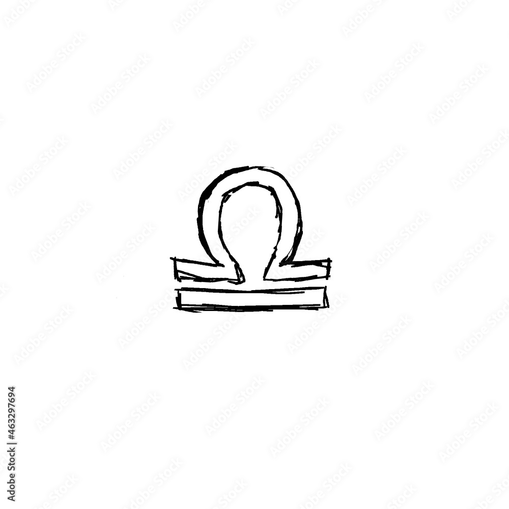 libra symbol (sketch) libra symbol (sketch)