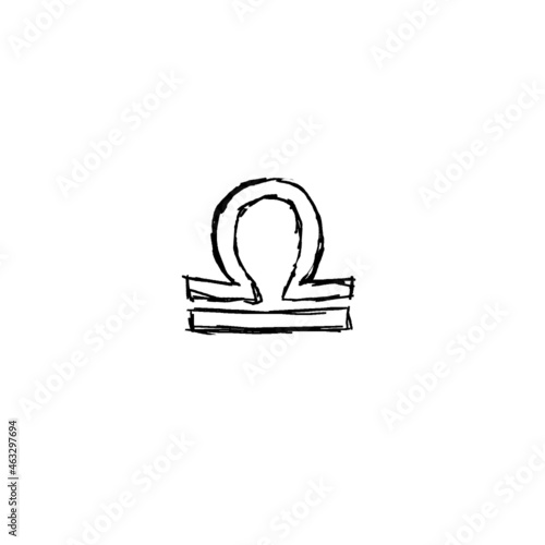 libra symbol (sketch)