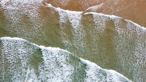 Waves Sea Crazy Beach Suances Cantabria Santander Spain photo