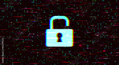 Cyber security and Hacking Concept Vector Background