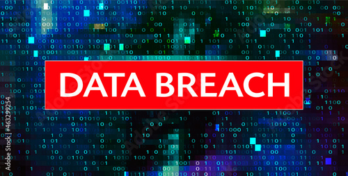 Abstract Technology Binary Code Dark Red Background. Cyber Attack, Ransomware, Malware, Scareware Concept