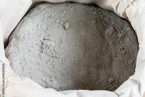 Cement powder in bag package