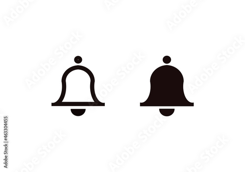 dzwonek, alarm, alert - ikona wektorowa